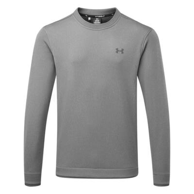 Under Armour Fleece Crewneck Golf Sweater Castlerock 6003723-025