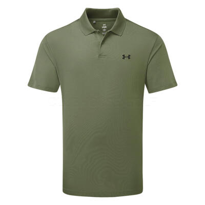 Under Armour Matchplay Golf Polo Shirt Marine OD Green/Black 1377374-390
