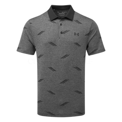 Under Armour Playoff 3.0 Deuces Golf Polo Shirt Black - Clubhouse Golf