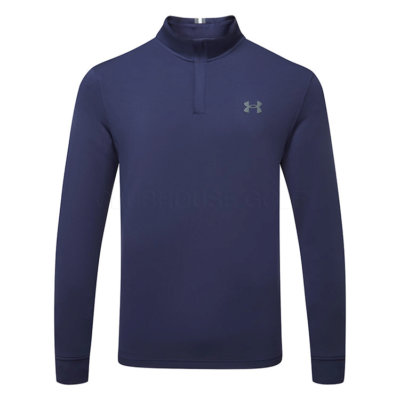 Under Armour Playoff 1/4 Zip Golf Sweater Midnight Navy/Pitch Gray 1370155-410