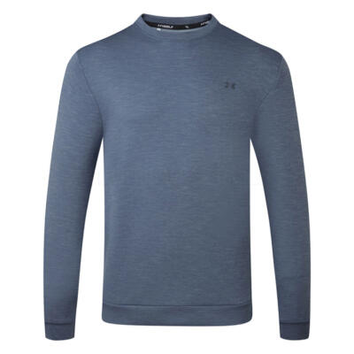 Under Armour Drive Crewneck Golf Sweater Downpour Grey/Gravel 1387122-044