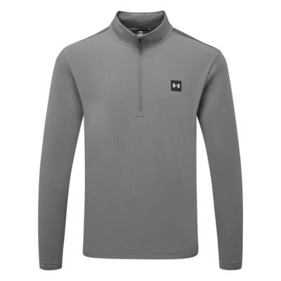 Under Armour Drive Pro Storm Hybrid 1/2 Zip Golf Sweater Castlerock/Metallic Silver 1387118-025