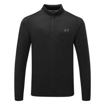 Under Armour Matchplay 1/4 Zip Golf Sweater Black/Pitch Grey 1387127-001