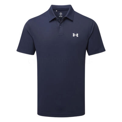 Under Armour T2G Pique Golf Polo Shirt Midnight Navy/White 1390123-410