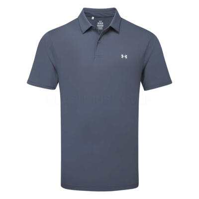 Under Armour T2G Pique Golf Polo Shirt Downpour Grey/White 6012303-044