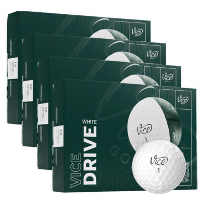 Vice Drive Golf Balls (4 For 3) White