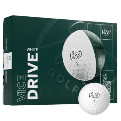 Vice Drive Golf Balls White