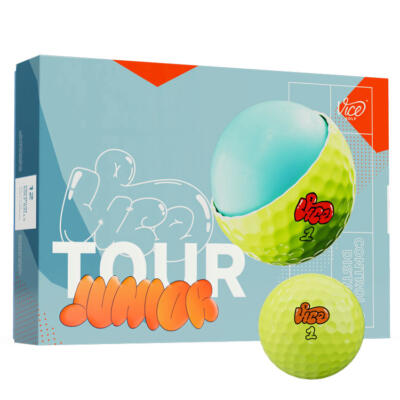 Vice Junior Tour Golf Balls Yellow