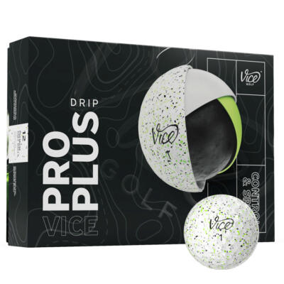 Vice Pro Plus Golf Balls Drip Lime