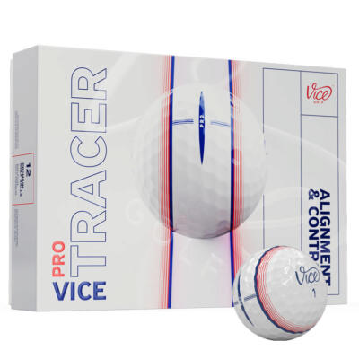 Vice Pro Tracer Golf Balls White