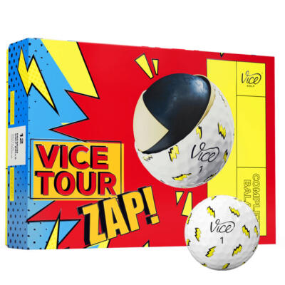 Vice Tour Zap Golf Balls White