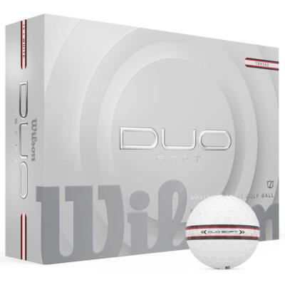 Wilson Duo Soft TRK360 Golf Balls White