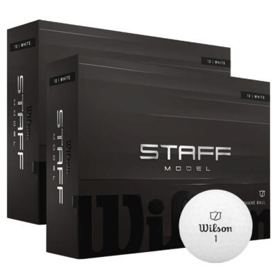 Wilson Staff Model Golf Balls (Double Dozen) White
