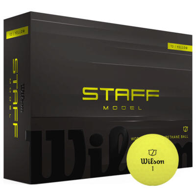 Wilson Staff Model Golf Balls Yellow