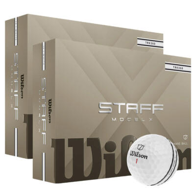 Wilson Staff Model X TRK360 Golf Balls White (Double Dozen)