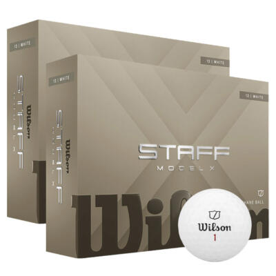 Wilson Staff Model X Golf Balls (Double Dozen) White