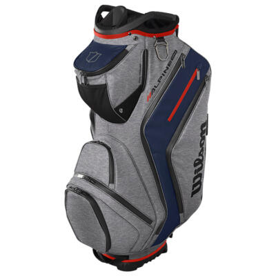 Wilson Alpine Dry Golf Cart Bag Grey/Navy/Red WG4007202