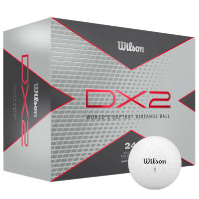Wilson DX2 Soft Golf Balls (24 Pack) White