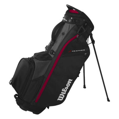 Wilson Feather Golf Stand Bag Black/Grey/Red WG4008501