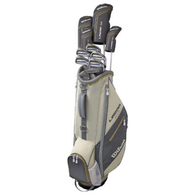 Wilson Ladies Linear XD 11-Piece Golf Package Set Graphite Cart Bag