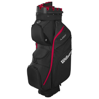 Wilson iLock 4 Golf Cart Bag Black/Red/White WG4007401