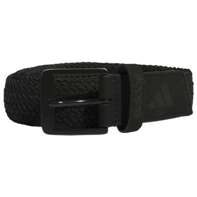 adidas Braided Stretch Golf Belt Black JZ2908