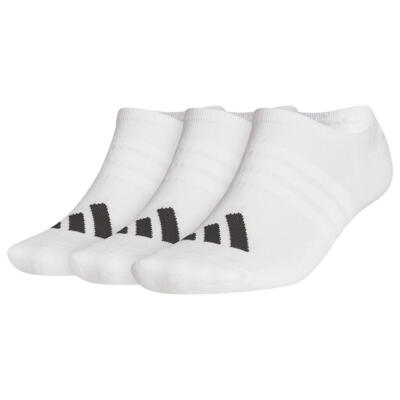 adidas Performance No Show Golf Socks (3 Pack) White JZ2968