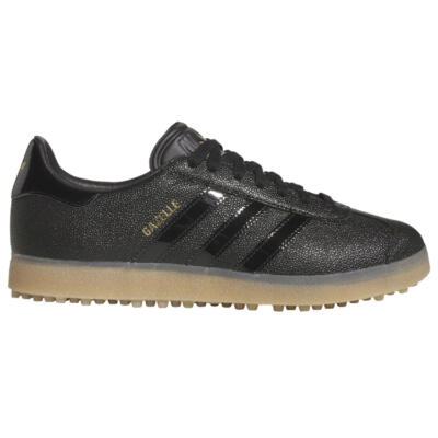 adidas Golf Originals Gazelle Lux Spikeless Golf Shoes Core Black/Core Black/Gum JI4157