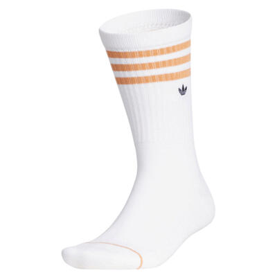 adidas Golf Originals MR Crew Golf Socks White/Dusky Orange JY7281