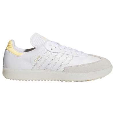adidas Golf Originals Samba Lux Spikeless Golf Shoes White/Ice Tangerine/Off White HP7071