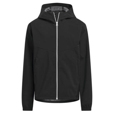 adidas Junior Provisional Golf Rain Jacket Black IS9697