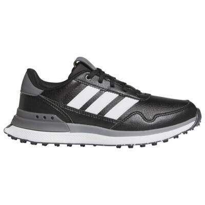 adidas Junior S2G SL Golf Shoes Black/White/Grey Four JR1895
