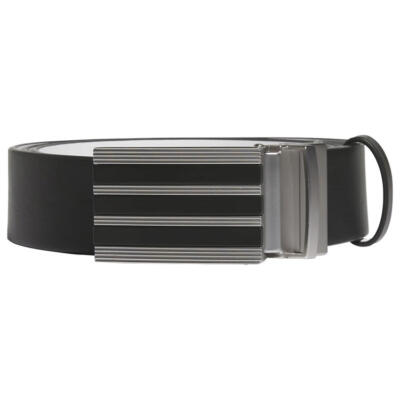 adidas Reversible 3 Stripe Tour Golf Belt Black JJ3847