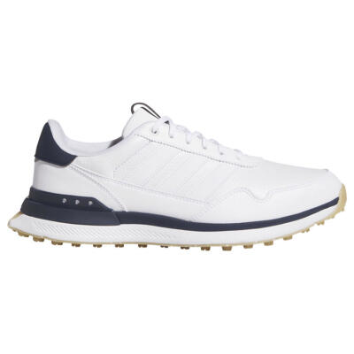 adidas S2G SL Leather Golf Shoes White/White/Collegiate Navy HQ5054
