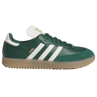 adidas Golf Originals Samba Lux Spikeless Golf Shoes Collegiate Green/Off White/Gum JP8652