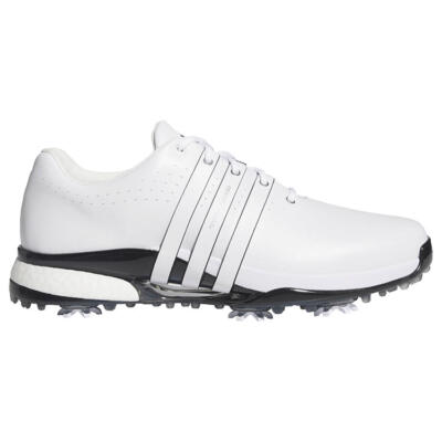 adidas Tour 360 Golf Shoes White/Black/Lucid Ray Blue HQ0044
