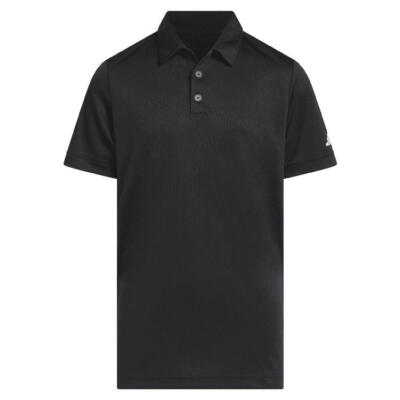 adidas Junior Performance Golf Polo Shirt Black KF2633