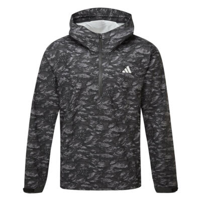 adidas Climaproof+ Waterproof Anorak Golf Jacket Black JL5704