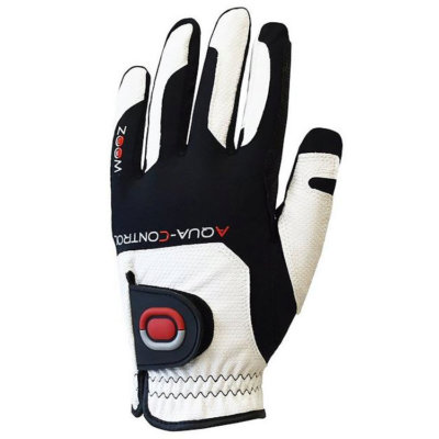 Zoom Aqua Control Rain Golf Glove White/Black (Left Handed Golfer)