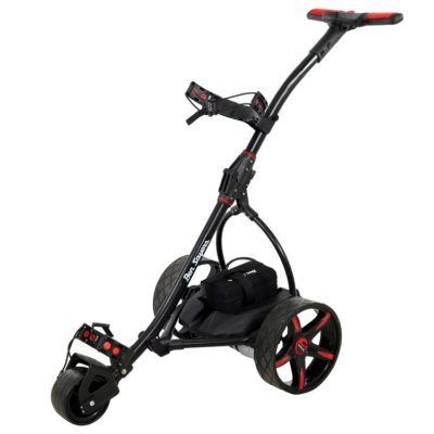 Ben Sayers Electric Golf Trolley (Black/Red) 18 Hole Lithium Battery