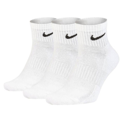 Nike Everyday Cushioned Ankle Golf Socks (3 Pack) White SX7667-100