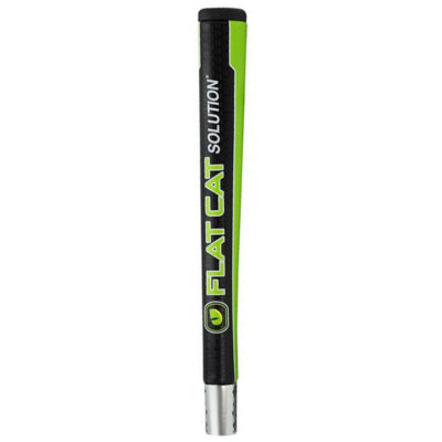 Lamkin Flat Cat Solution Pistol Golf Putter Grip Black/Lime