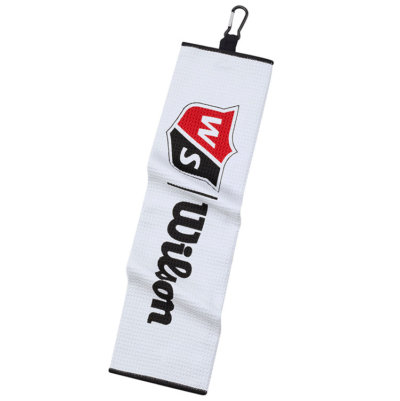 Wilson Tri-Fold Golf Towel White