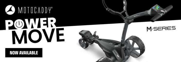 (LAUNCH) Motocaddy SE Electric Golf Trolley 36 Hole Lithium Battery