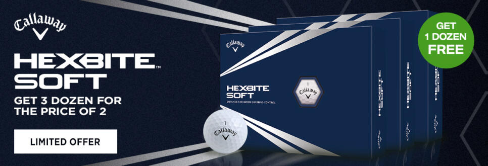 Callaway Hex Bite Soft 3 For 2 Ball Offer 
