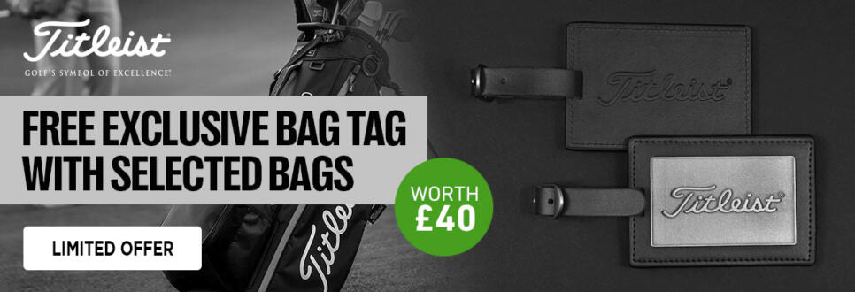 Titleist Bag Tag Golf Bag Offer