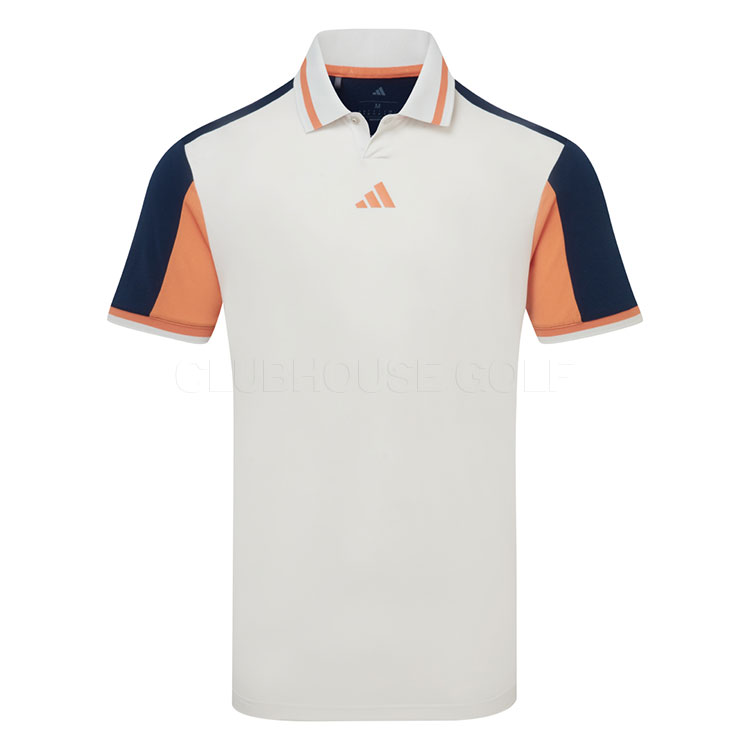 adidas Beyond The Course Vent TwistKnit Golf Polo Shirt Orbit Grey/Collegiate Navy JY5421