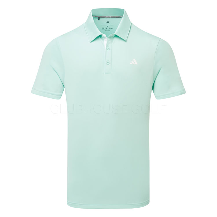 adidas Drive 2.0 Golf Polo Shirt Semi Flash Aqua JX7219