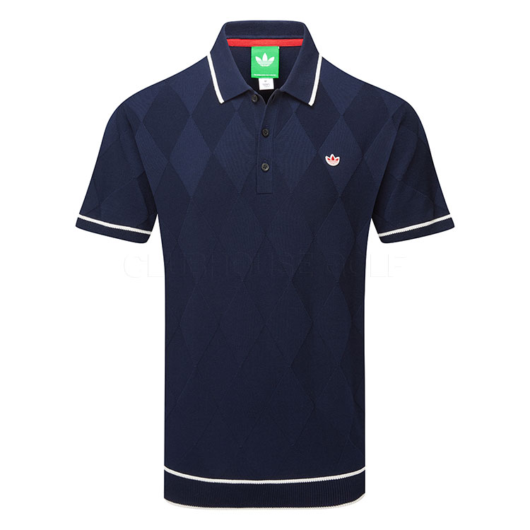 adidas Golf Originals Knit Golf Polo Shirt Night Indigo JC6760