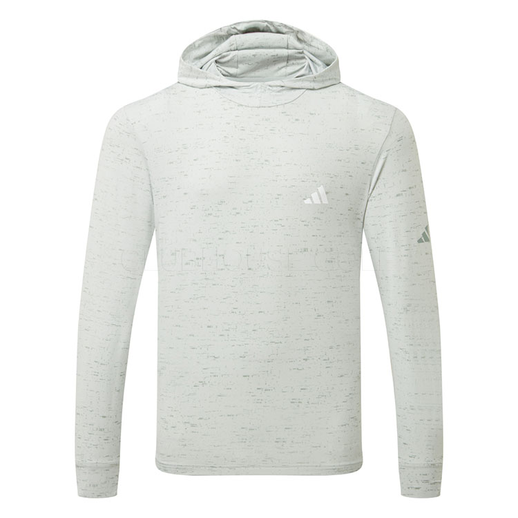 adidas Core Print Golf Hoodie Wonder Silver JJ1715